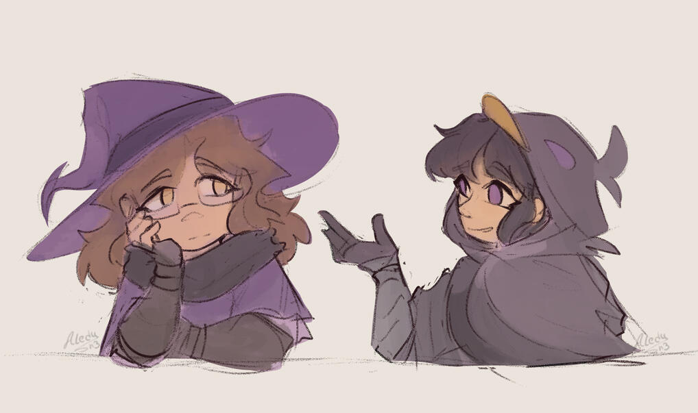 Bust up / Rought color sketch